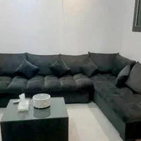مبل ال راحتی پفکی با میز / اقساط تا ۳۶ ماه|مبلمان خانگی و میز عسلی|کرج, اصفهانی‌ها|دیوار