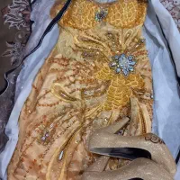 لباس مجلسی شیک و خاص پره نگین