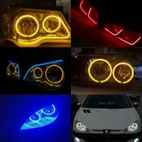 چراغ ماشین نئون اسپرت  ، نئون کاری روی همه چراغ ها|قطعات یدکی و لوازم جانبی|رشت, آب و برق|دیوار