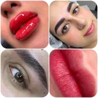 خدمات میکروبلدینگ ابرو و شیدینگ لب 40 دقیقه