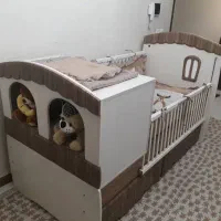تخت کودک دومنظوره نوزاد تا نوجوان