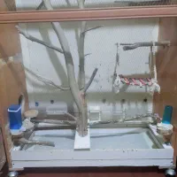 قفس پرنده دست ساز بزرگ|لوازم جانبی حیوانات|اهواز, کوی سعدی|دیوار