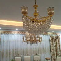 لوستر طلایی|لوستر و چراغ آویز|ارومیه, |دیوار