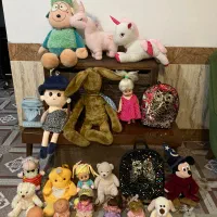 عروسک‌ کوله پشتی کیف همگی باهم ۵۵۰