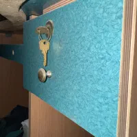 میز کامپیوتر و تحریر سورمه ای سبز کرم امدی اف