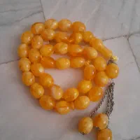 تسبیح کهربا خوش تراش