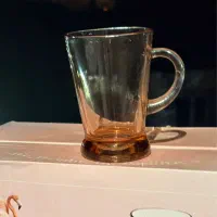 استکان دسته دار با قندون ستش استفاده نشده و سالم|ظروف سرو و پذیرایی|محمودآباد, |دیوار