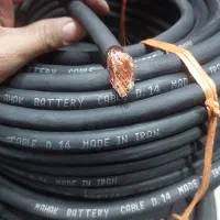 کابل جوشکاری سایز ۱۴ خالص مس محک کابل جوش