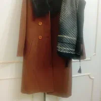 پالتو فوتر مزونی رنگ سال استردار بلندبا خز  وشال۴۲