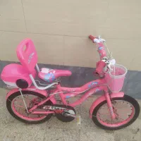 دوچرخه سایز 16صورتی دخترانه شیک نونو|دوچرخه، اسکیت، اسکوتر|اهواز, کیانشهر|دیوار