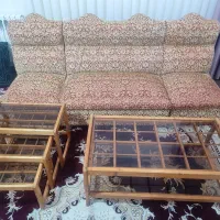 مبل راحتی هفت نفره به همراه میز وسط