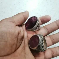 دو عدد انگشتر یاقوت