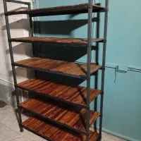 تولید قفسه رگال جاکفشی شلف فلزی چوبی پروفیل و بست
