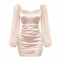 پیراهن ساتن زنانه. فرمالیته