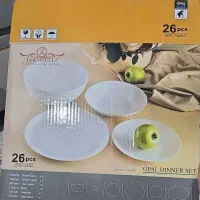 فروش سرویس 6نفره ارکوپال سفید لب طلایی