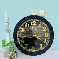 ساعت دیواری رزینی/گیفت /هفت‌سین رزین/تسبیح‌ رزینی