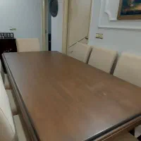 میز غذاخوری 8نفره با 8 عدد صندلی نو جنس عالی|میز و صندلی غذاخوری|آمل, |دیوار