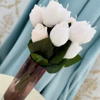گل جاودان کادویی(شمع)|گل مصنوعی|زابل, |دیوار