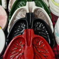 زیر سیگاری طرح ریه