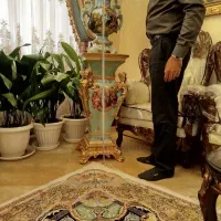گلدان و جام تزئینی بسیار مجلل دکوری جزو عتیقه جات|صنایع دستی و سایر لوازم تزئینی|تهران, ایوانک|دیوار