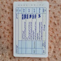 گواهینامه رانندگی پیداشده