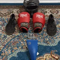 پک کامل تجهیزات ورزشی بوکس و رزمی در حد نو