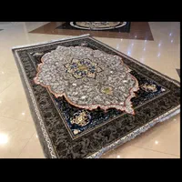 فرش ۱۲ متری ساویس مشهد نقره طلایی قرمز|فرش|بجستان, |دیوار