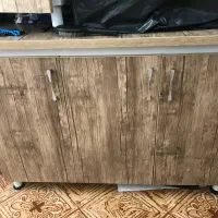 ۲ عدد کابینت فلزی با چوب ام دی اف
