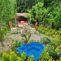 ویلا کنار رودخانه تاب باغی وباربیکیو وجا ماهیگیری