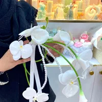 دسته گل عروس جدید وترند گل لاله شیپوری ارکیده|صنایع دستی و سایر لوازم تزئینی|تهران, افسریه شمالی|دیوار