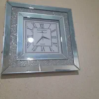 ساعت آیینه کاری|ساعت دیواری و تزئینی|خرم‌آباد, |دیوار