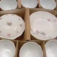 فنجان و نعلبکی و قندان ارکوپال مارک دسینی|ظروف سرو و پذیرایی|تهران, مختاری|دیوار