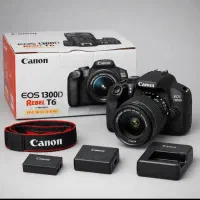 دوربین canon مدل 1300d با لنز