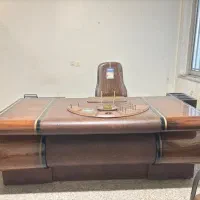 میز دفتر کار از چوب گردو