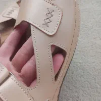 کفش صندل زنانه نو کرمی|کیف، کفش، کمربند|ساری, |دیوار