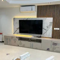 طراحی سه بعدی و اجرای تی وی وال tv wall|خدمات پیشه و مهارت|کرج, فاز ۳ گوهردشت|دیوار