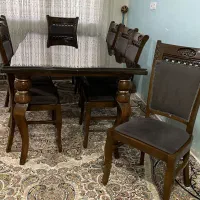 میز نهار خوری ۸نفره چوب راش