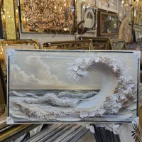 تابلو مدل موج نقاشی کد ۸۸۸