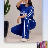 تیشرت شلوار ورزشی بغل دکمه