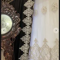 ۶متر پرده با دو عدد والان|پرده، رانر، رومیزی|اردبیل, |دیوار