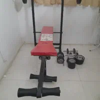 میز پرس هالتر وزنه  دمبل در حد نو سنگین