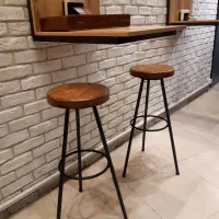 صندلی اوپن مدل کافه ، صندلی اپن چوب و فلز ، کانتر|صندلی و نیمکت|تهران, شهرک شریفی|دیوار