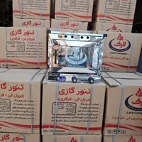 تنور گازی ۲طبقه تک چدن استیل لارک