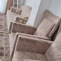 مبل هفت نفره باجلومبلی وعسلی