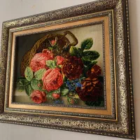 تابلو فرش دستبافت نو