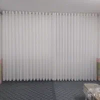 پرده حریر ساده پانچ متراژ 6 متر ارتفاع دلخواه شما|پرده، رانر، رومیزی|رباطکریم, رباطکریم|دیوار