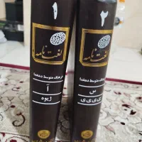 کتاب لغت نامه دهخدا دو جلدی