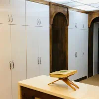 کابینت سازی هستی|کتابخانه، شلف، قفسه‌های دیواری|پارس‌آباد, |دیوار