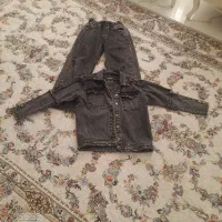 کت و شلوار زغالی دخترانه