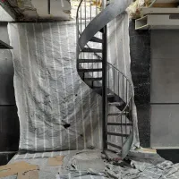 پله پیچ،پله گرد،پله هندی ،پله معلق ،پله آهنی|خدمات پیشه و مهارت|اصفهان, باغ فدک|دیوار